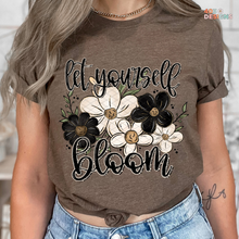 Load image into Gallery viewer, Let Yourself Bloom DTF Transfer
