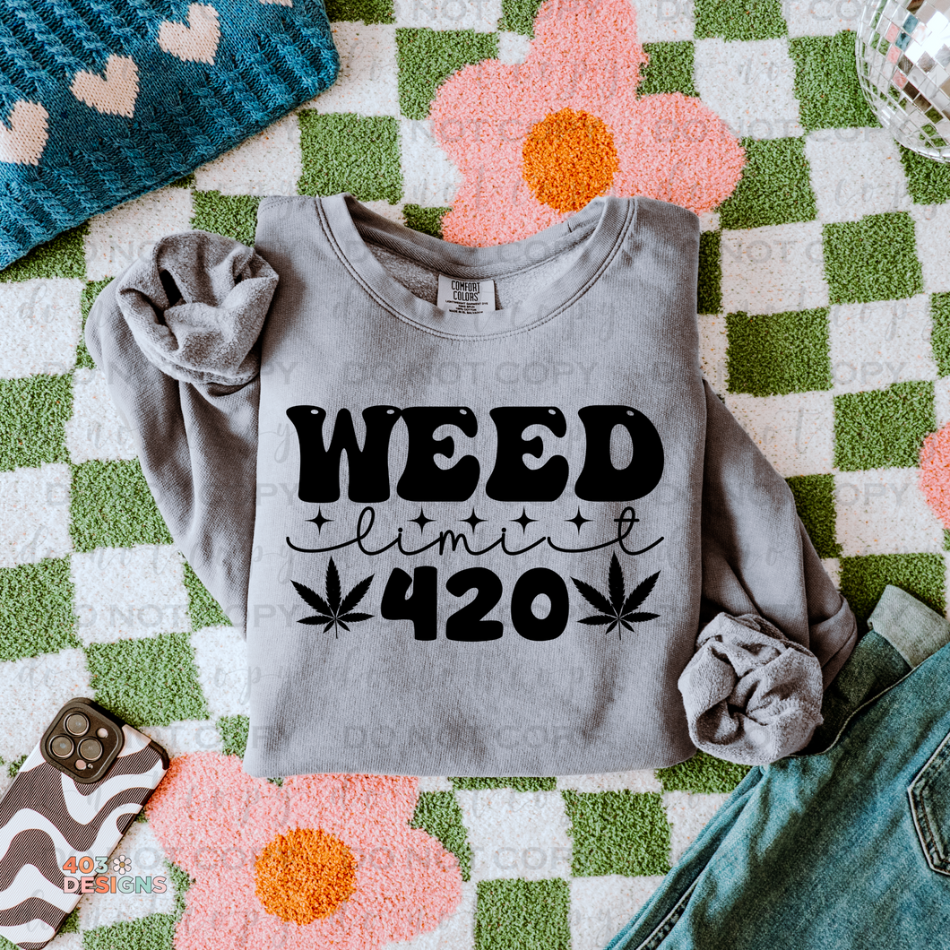 Limit 420 DTF Transfer