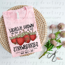 Load image into Gallery viewer, Locally Grown Strawberries DTF Transfer
