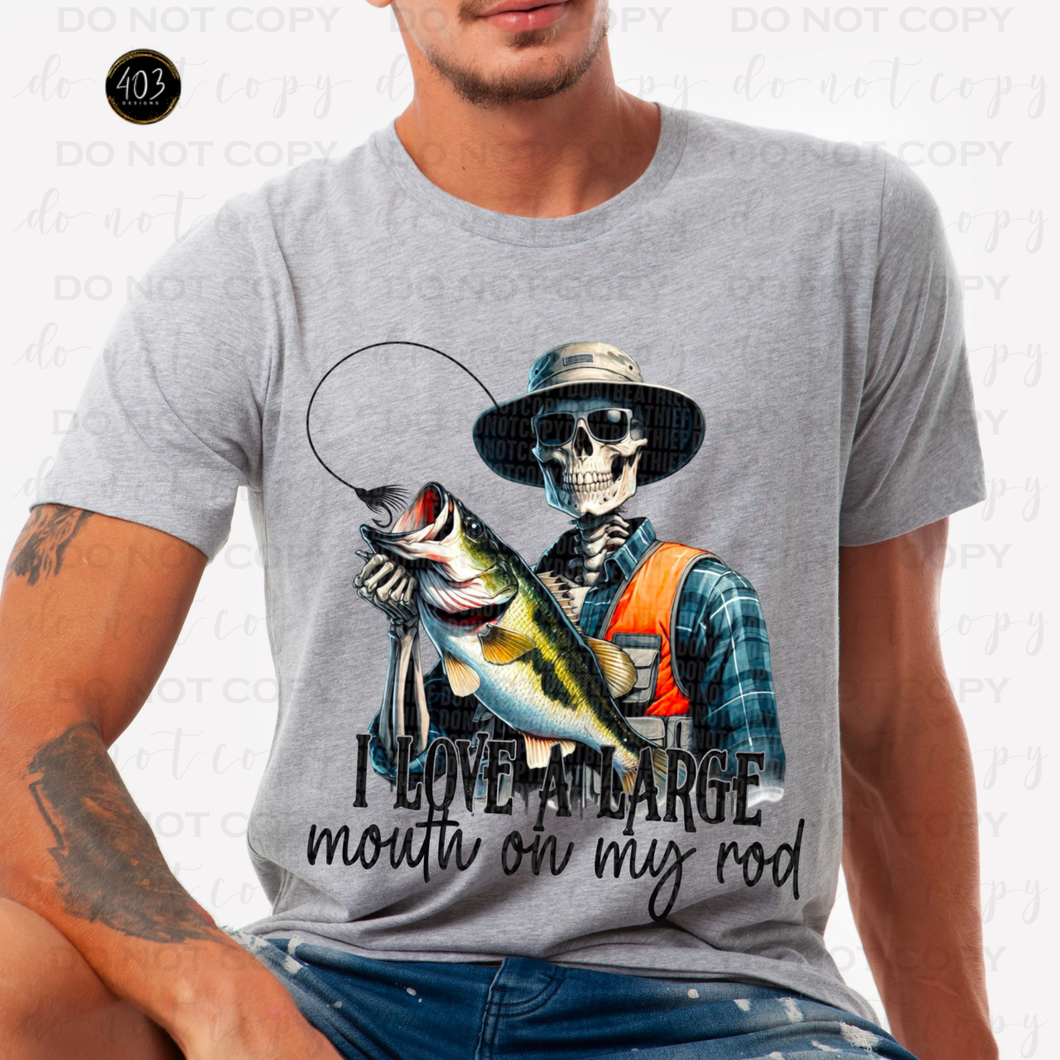 Love A Large Mouth DTF Transfer