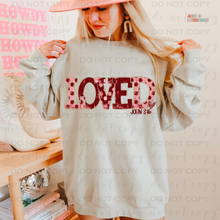 Load image into Gallery viewer, Loved John 3:16 DTF Transfer
