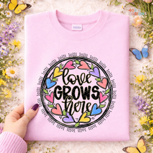 Load image into Gallery viewer, Love Grows Here Personalized DTF Transfer
