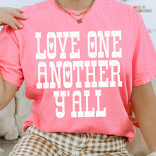 Load image into Gallery viewer, Love One Another Y'all DTF Transfer

