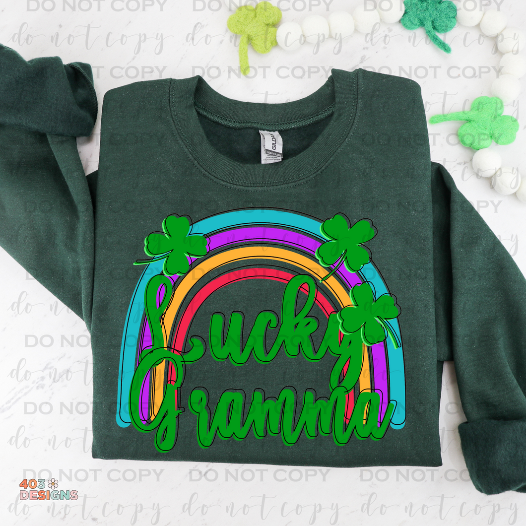 Lucky Title Personalized DTF Transfer