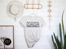 Load image into Gallery viewer, Mama Outline Embroidery DTF Transfer
