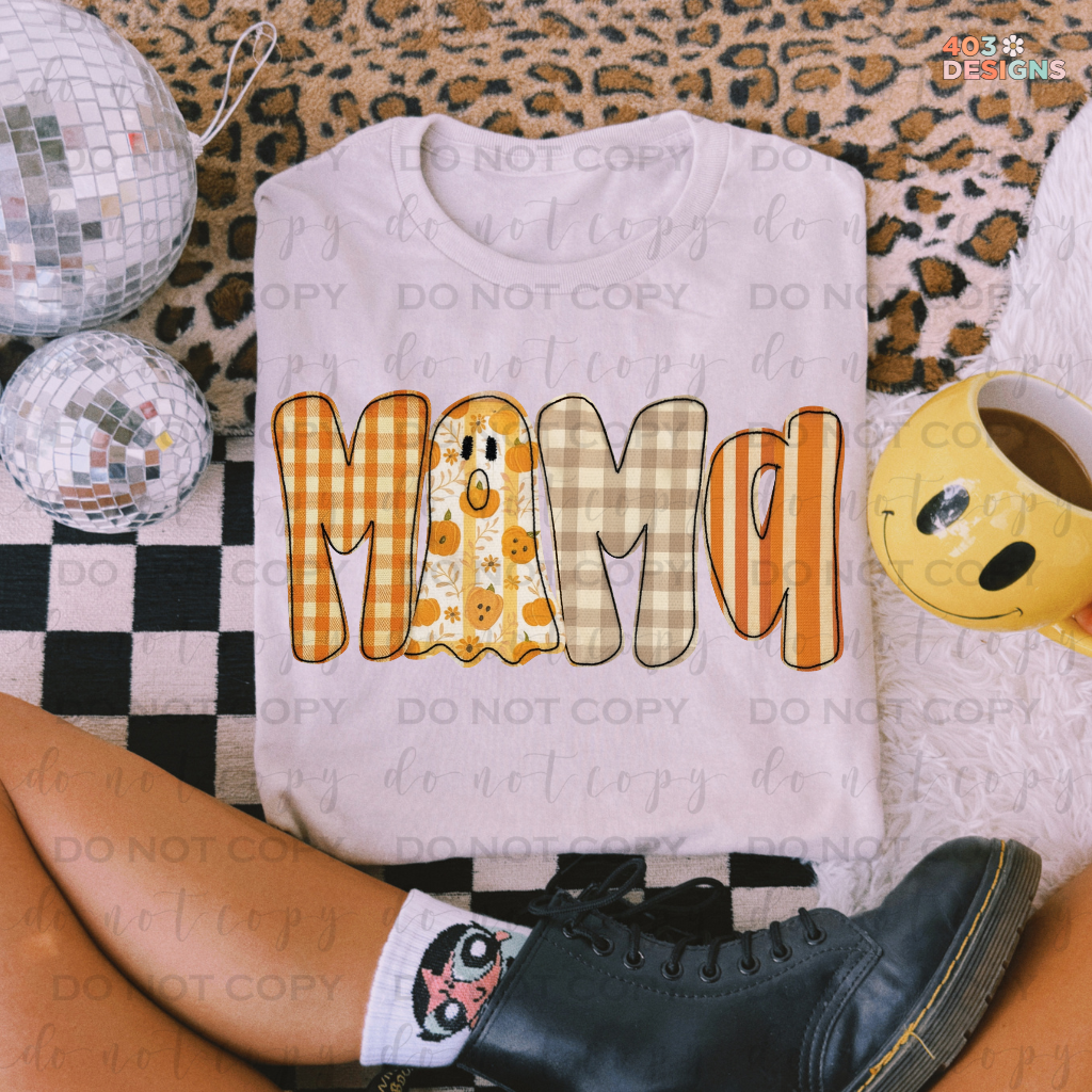 Mama Pumpkins DTF Transfer
