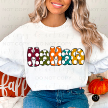 Load image into Gallery viewer, Fall Dots Name DTF Transfer
