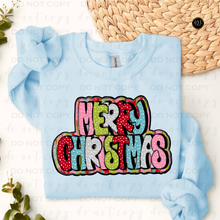 Load image into Gallery viewer, Merry Christmas DTF Transfer
