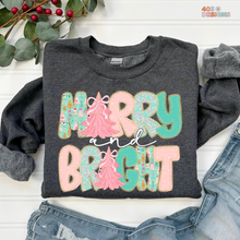 Load image into Gallery viewer, Merry And Bright DTF Transfer
