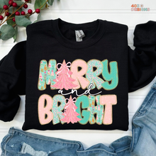 Load image into Gallery viewer, Merry And Bright DTF Transfer
