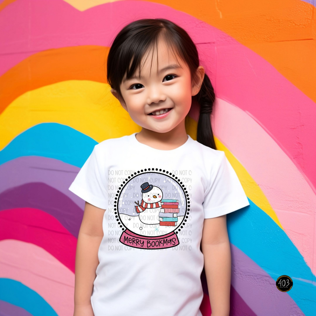 Merry Bookmas DTF Transfer