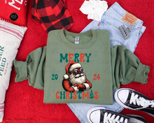 Load image into Gallery viewer, Merry Christmas Cool Santa DTF Transfer
