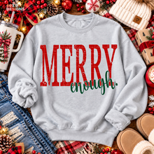 Load image into Gallery viewer, Merry Enough DTF Transfer

