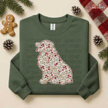 Load image into Gallery viewer, Plaid Floral Dog DTF Transfer
