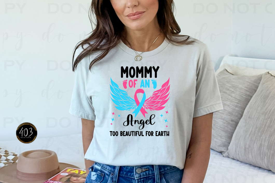 Mommy Of An Angel DTF Transfer