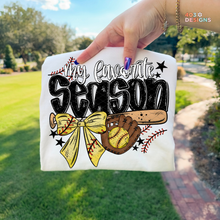 Load image into Gallery viewer, My Favorite Season Softball DTF Transfer

