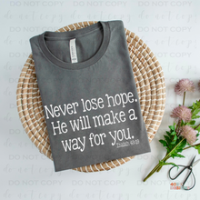 Load image into Gallery viewer, Never Lose Hope DTF Transfer
