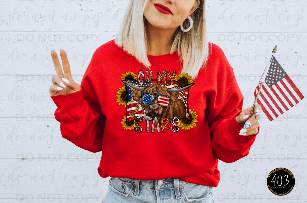 Oh My Stars DTF Transfer