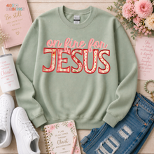 Load image into Gallery viewer, On Fire For Jesus DTF Transfer
