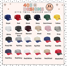 Load image into Gallery viewer, Always Late Embroidered Trucker Hat
