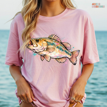 Load image into Gallery viewer, Painterly Fish DTF Transfer
