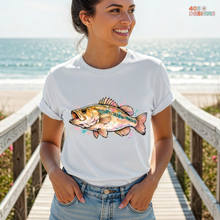 Load image into Gallery viewer, Painterly Fish DTF Transfer
