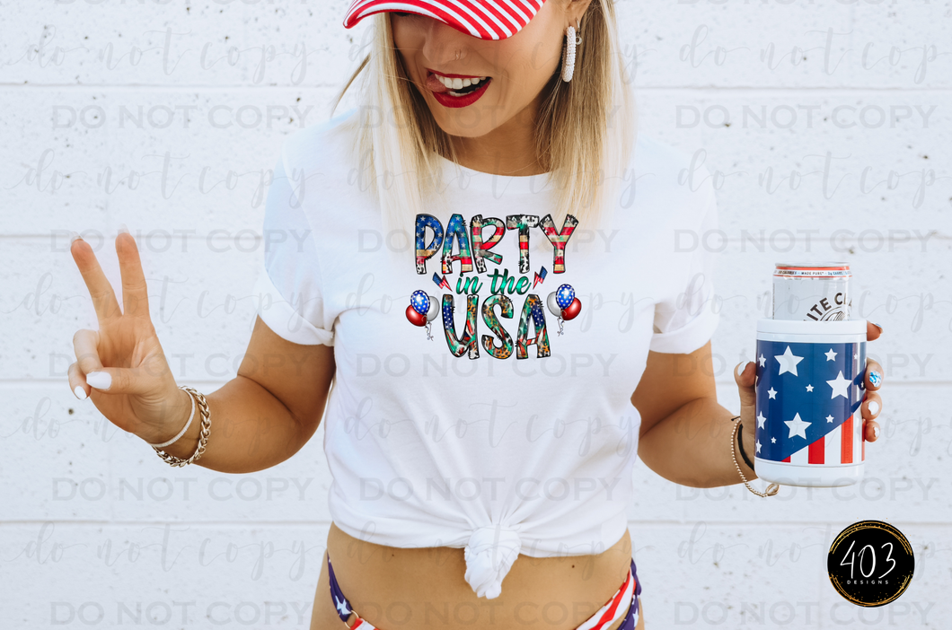 Party In The USA DTF Transfer