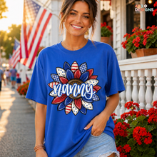 Load image into Gallery viewer, Patriotic Sunflower Title Personalized DTF Transfer
