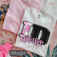 Load image into Gallery viewer, Pink Floral Dots State DTF Transfer
