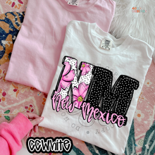 Load image into Gallery viewer, Pink Floral Dots State DTF Transfer
