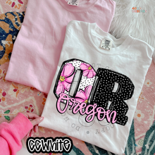 Load image into Gallery viewer, Pink Floral Dots State DTF Transfer
