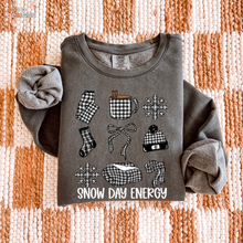 Load image into Gallery viewer, Plaid Snow Day Energy DTF Transfer

