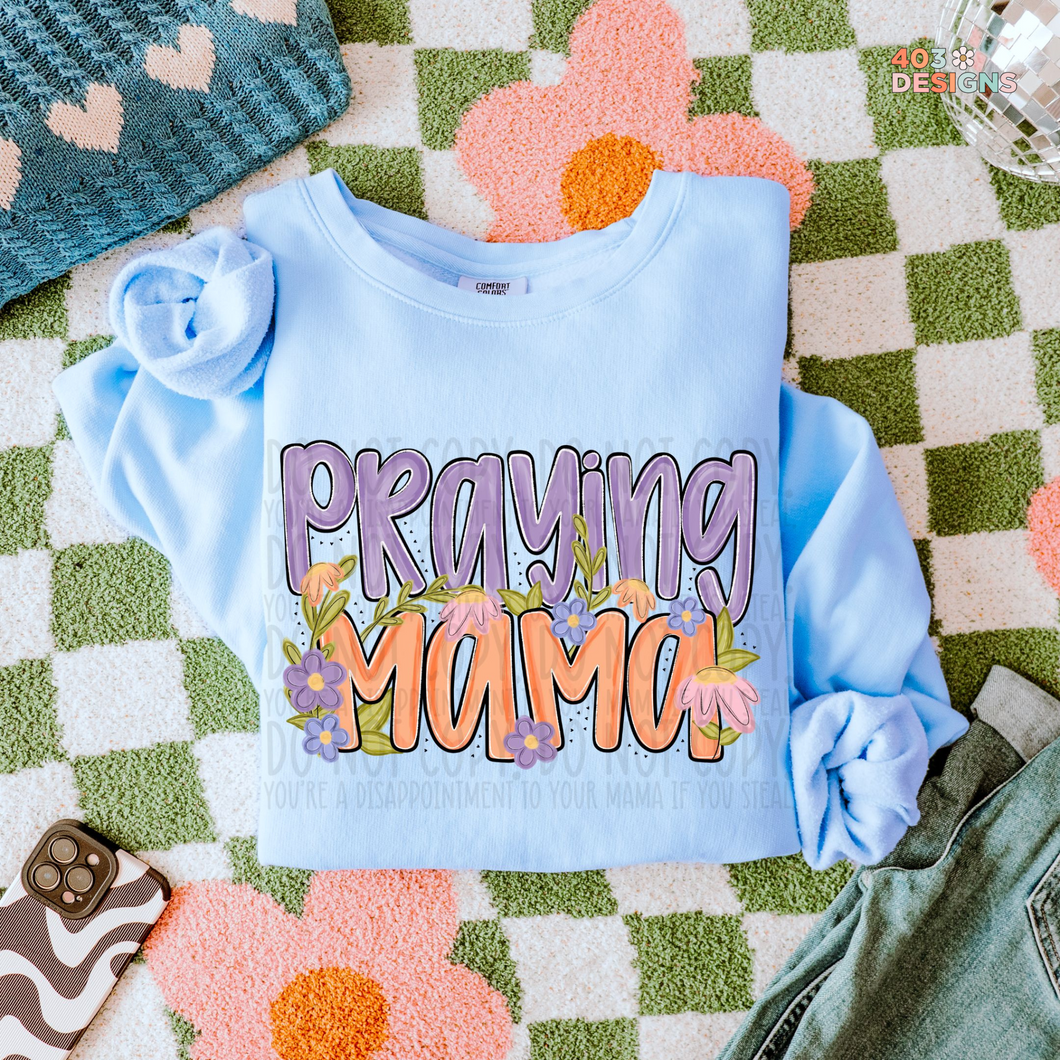 Praying Mama DTF Transfer