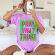 Load image into Gallery viewer, Pray Wait Trust Stripes DTF Transfer
