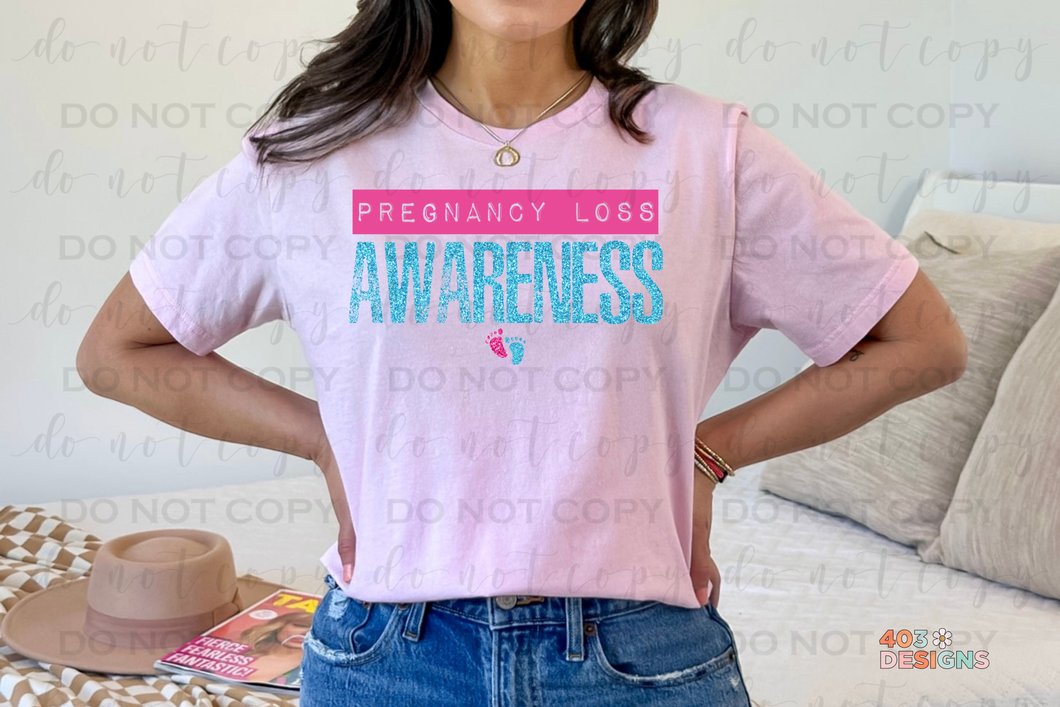 Pregnancy Loss Awareness DTF Transfer