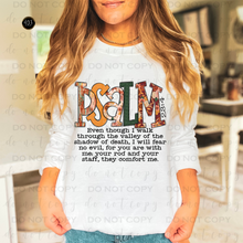 Load image into Gallery viewer, Psalm 23:4 DTF Transfer
