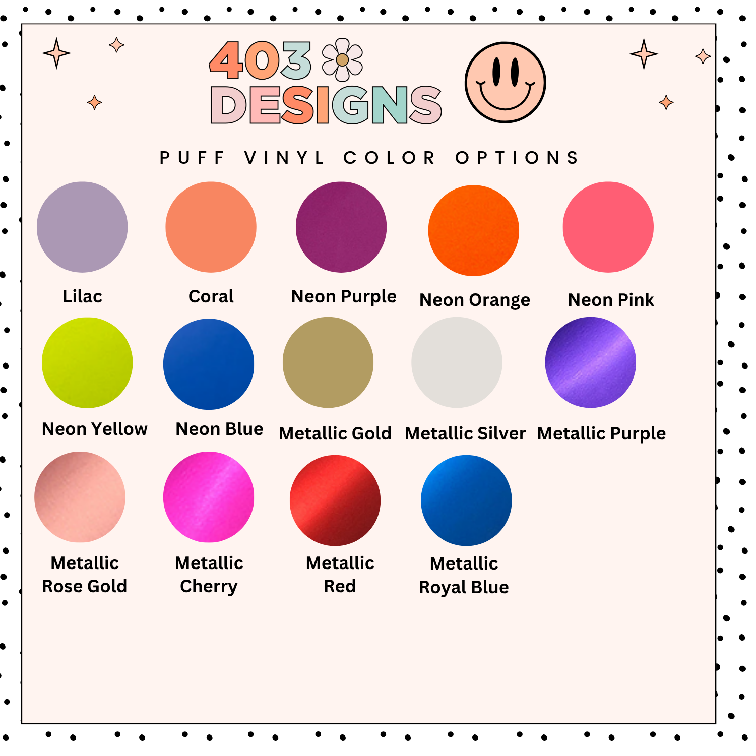 Custom Puff Vinyl Transfer – 403Designs
