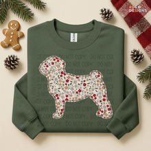 Load image into Gallery viewer, Plaid Floral Dog DTF Transfer
