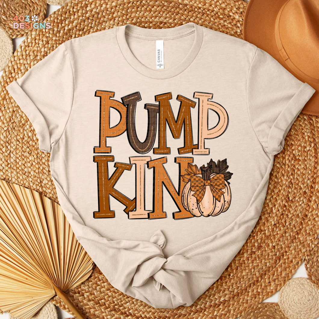 Pumpkin Doodle DTF Transfer