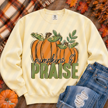 Load image into Gallery viewer, Pumpkins And Praise DTF Transfer
