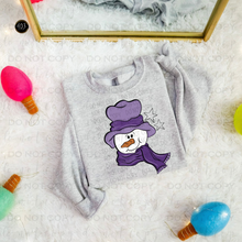 Load image into Gallery viewer, Whimsical Snowman DTF Transfer
