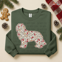 Load image into Gallery viewer, Plaid Floral Dog DTF Transfer
