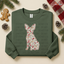 Load image into Gallery viewer, Plaid Floral Dog DTF Transfer
