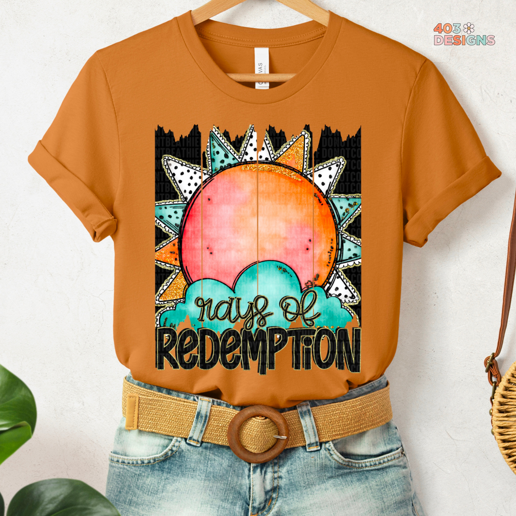 Rays Of Redemption DTF Transfer