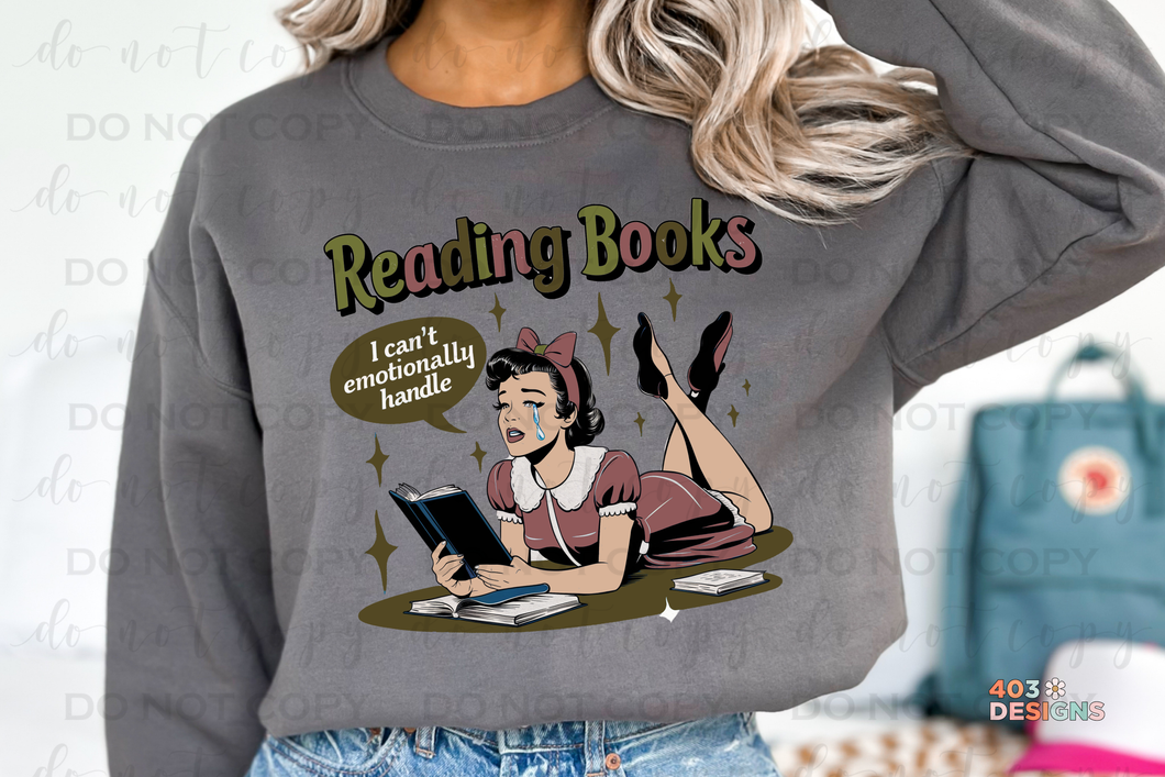 Reading Books DTF Transfer