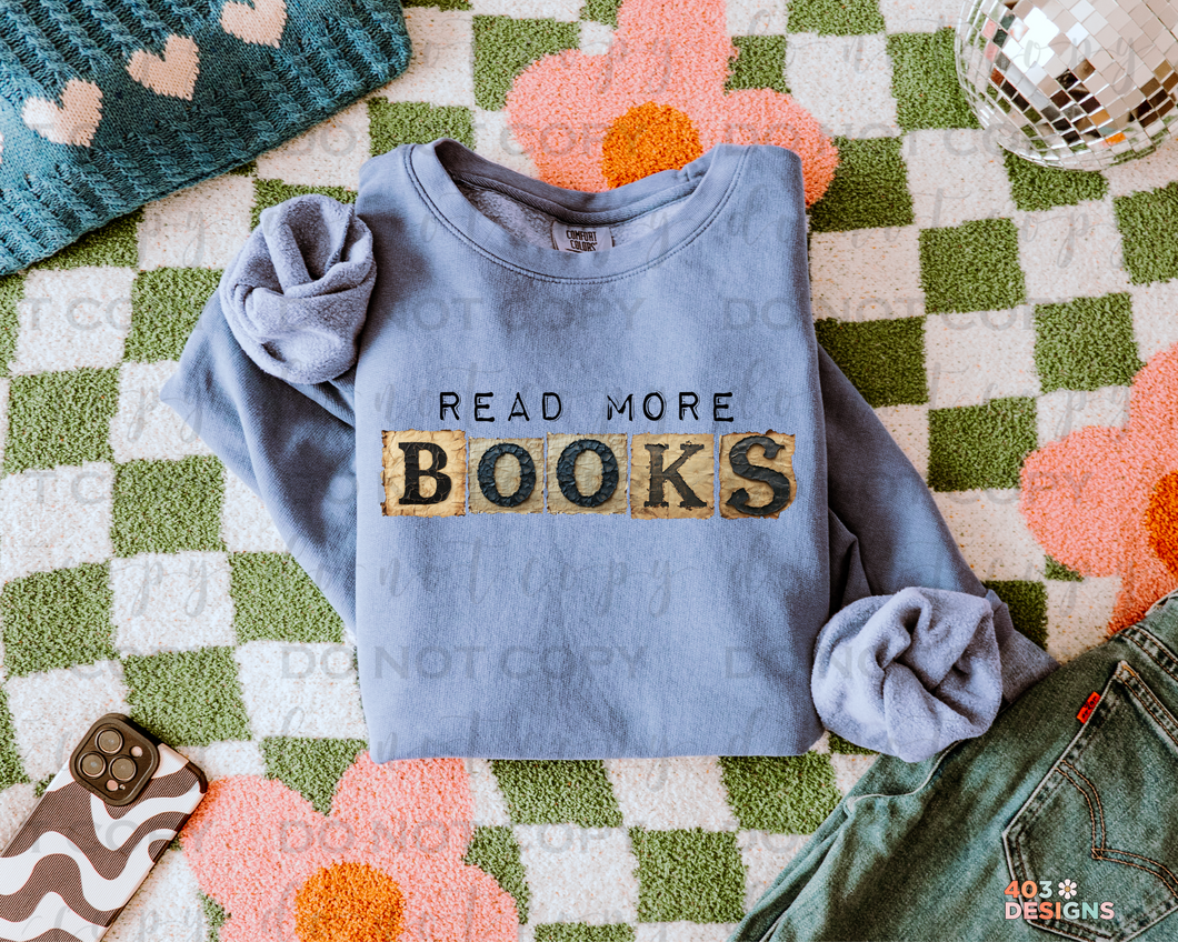 Read More Books DTF Transfer