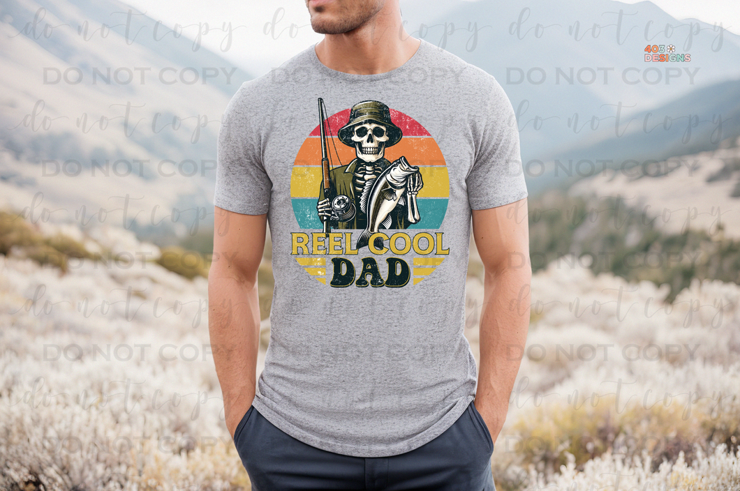 Reel Cool Dad DTF Transfer