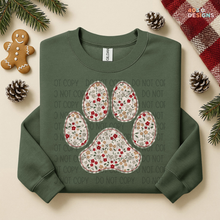 Load image into Gallery viewer, Plaid Floral Dog DTF Transfer

