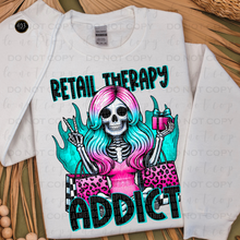 Load image into Gallery viewer, Retail Therapy Addict DTF Transfer
