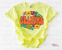 Load image into Gallery viewer, Retro Floral Name/Title Personalized DTF Transfer
